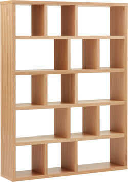 INDUS Regal - Eiche / B: 150.0 cm x T: 34.0 cm x H: 198.0 cm