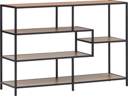 JEREMY Etagère - Brun / L: 114.0 cm x P: 35.0 cm x H: 78.0 cm