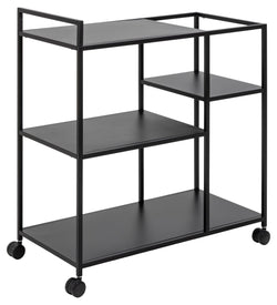 JAXTON Servierwagen - Schwarz / B: 78.0 cm x T: 40.0 cm x H: 85.0 cm