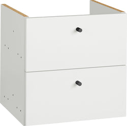 FINJA Tiroir - Weiss / L: 36.7 cm x P: 32.7 cm x H: 36.8 cm