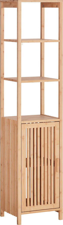 TED II Regal Bambus 36.5x33x160cm - B: 36.5 cm x T: 33.0 cm x H: 160.0 cm / Natur