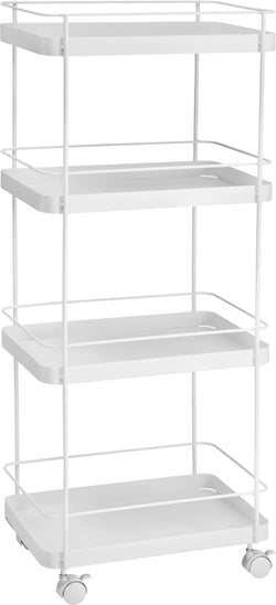 JACK Rollwagen - Weiss / B: 42.0 cm x T: 28.0 cm x H: 102.0 cm