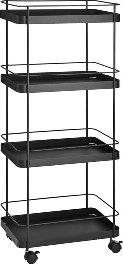 JACK Rollwagen - Schwarz / B: 42.0 cm x T: 28.0 cm x H: 102.0 cm