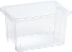 EVO Boîte de rangement - Transparent / L: 11.2 cm x P: 17.8 cm x H: 9.8 cm