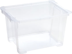 EVO Boîte de rangement - Transparent / L: 27.9 cm x P: 38.7 cm x H: 22.8 cm