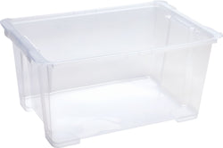 EVO Boîte de rangement - Transparent / L: 39.2 cm x P: 58.3 cm x H: 27.7 cm