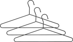 NECK Cintre - Noir / L: 44.0 cm x P: 1.2 cm x H: 21.8 cm