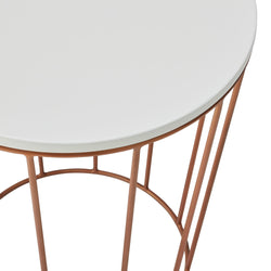 Table de chevet HASENA LINA - Blanc / H : 52,0 cm