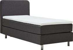 VALERIE Boxspringbett - Anthrazit / B: 90.0 cm x T: 200.0 cm