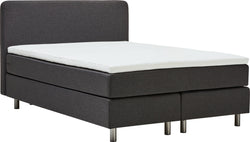 VALERIE Letto Boxspring - Antracite / L: 140.0 cm x P: 200.0 cm