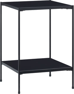 MALA Nachttisch - Schwarz / B: 40.0 cm x T: 40.0 cm x H: 59.0 cm