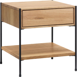 MALA Nachttisch - Eiche / B: 40.0 cm x T: 40.0 cm x H: 43.0 cm