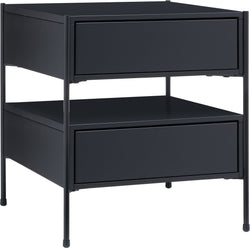 Comodino MALA - Nero / L: 40,0 cm x P: 40,0 cm x A: 43,0 cm