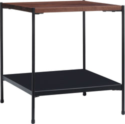 MALA Nachttisch - Dunkelbraun / B: 40.0 cm x T: 40.0 cm x H: 43.0 cm
