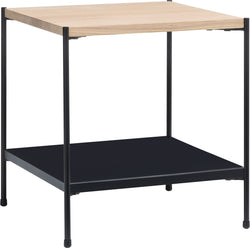 MALA Nachttisch - Eiche weiss / B: 40.0 cm x T: 40.0 cm x H: 43.0 cm