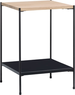 MALA Nachttisch - Eiche weiss / B: 40.0 cm x T: 40.0 cm x H: 59.0 cm