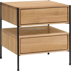MALA Nachttisch - Eiche / B: 40.0 cm x T: 40.0 cm x H: 43.0 cm