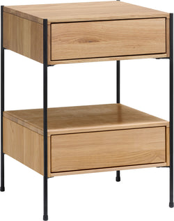 MALA Nachttisch - Eiche / B: 40.0 cm x T: 40.0 cm x H: 59.0 cm