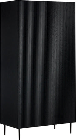 ILVI Drehtürenschrank - Schwarz / B: 98.0 cm x T: 60.0 cm x H: 200.0 cm