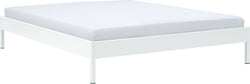 Lit HASENA GRIP II - Blanc / L : 180,0 cm x P : 200,0 cm