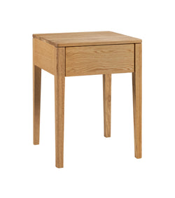 Table de chevet HASENA CHILLY - Marron clair / L : 43,0 cm x P : 43,0 cm x H : 58,0 cm