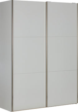 MODULO Armadio con ante scorrevoli - Grigio chiaro / L: 152,0 cm x P: 65,0 cm x A: 220,0 cm