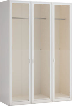 MODUL Drehtürenschrank - Weiss / B: 153.0 cm x T: 59.0 cm x H: 220.0 cm