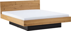 Lit BRIX III - L : 180,0 cm x P : 200,0 cm / Marron clair