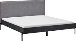CARA Bett - schwarz / B: 160.0 cm x T: 200.0 cm
