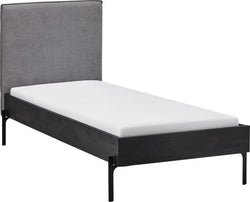 CARA Bett - Buche schwarz / B: 90.0 cm x T: 200.0 cm