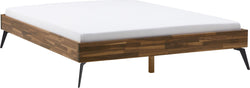 CARA Bett - Nussbaum / B: 180.0 cm x T: 200.0 cm