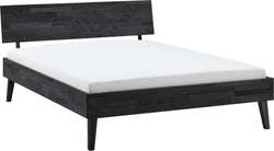 CARA Bett - Buche schwarz / B: 140.0 cm x T: 200.0 cm
