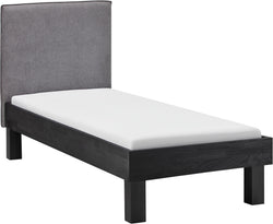 CARA Bett - Buche schwarz / B: 90.0 cm x T: 200.0 cm