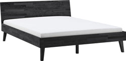 CARA Bett - Buche schwarz / B: 160.0 cm x T: 200.0 cm