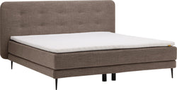 bico GOODNIGHT Boxspringbett - Hellbraun / B: 160.0 cm x T: 200.0 cm