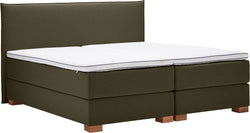 bico GOODNIGHT Boxspringbett - Grün / B: 180.0 cm x T: 200.0 cm