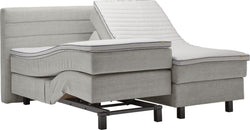 bico GOODNIGHT Boxspringbett - Mausgrau / B: 160.0 cm x T: 200.0 cm