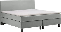 bico GOODNIGHT Lit Boxspring - Gris / L: 160.0 cm x P: 200.0 cm