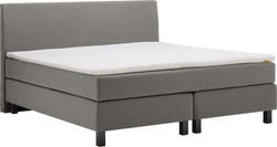 bico GOODNIGHT Lit Boxspring - Gris perle / L: 160.0 cm x P: 200.0 cm