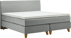 bico GOODNIGHT Lit Boxspring - Gris / L: 180.0 cm x P: 200.0 cm