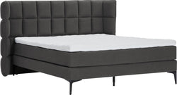 LUNE Boxspringbett - Anthrazit / B: 160.0 cm x T: 200.0 cm