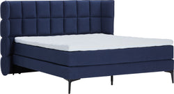 LUNE Boxspringbett - Dunkelblau / B: 180.0 cm x T: 200.0 cm