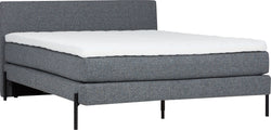 LUNE Boxspringbett - Blau / B: 160.0 cm x T: 200.0 cm