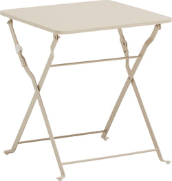 PEDONDA Beistelltisch 40x40cm - Coral sand / B: 40.0 cm x T: 40.0 cm x H: 46.0 cm