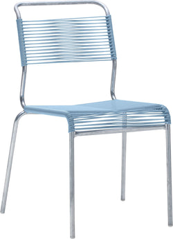 SAFFA chaise - bleu pastel / L: 40.0 cm x P: 52.0 cm x H: 84.0 cm