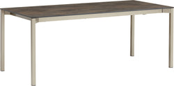 MALO AZ Tisch polarsilber - OXIDO TERRA / B: 190.0 cm x T: 90.0 cm x H: 75.0 cm
