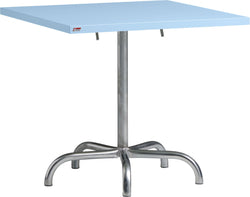 Schaffner SÄNTIS table pilante - Bleu pastel / L: 80.0 cm x P: 80.0 cm x H: 72.0 cm