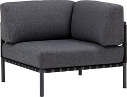 HORIZON Elemento angolare lounge - Antracite / L: 87.0 cm x P: 87.0 cm x A: 76.0 cm