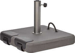 CONCRETE Schirmsockel - Betonoptik / B: 52.0 cm x T: 52.0 cm x H: 38.0 cm