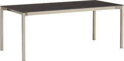 MALO Gartentisch - polarsilber / Sirius / B: 220.0 cm x T: 90.0 cm x H: 75.0 cm